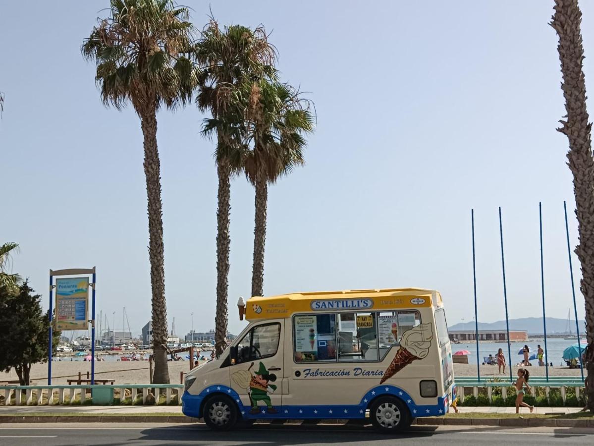 Vistas A 3 Paises Y 2 Continentes 1º Linea De Playa A 5 Minutos De Gibraltar Apartman La Línea de la Concepción Kültér fotó